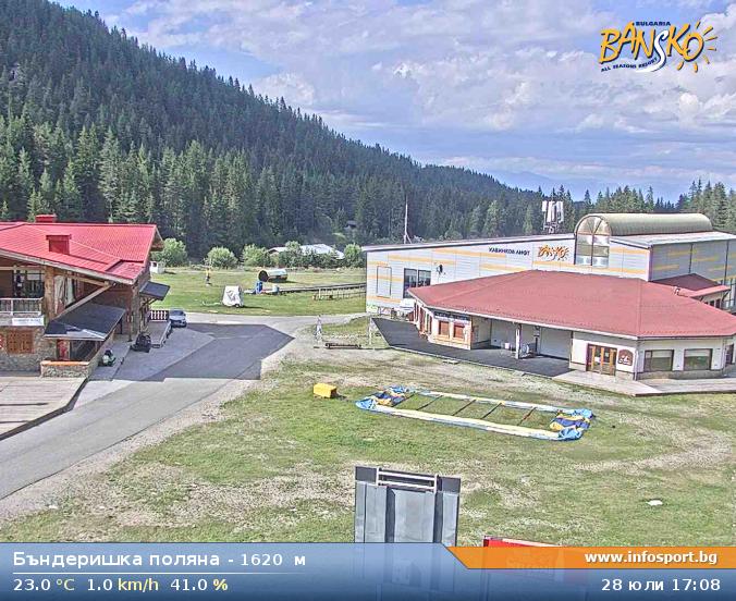 Банско, Бъндеришка поляна - 1 620 m